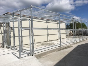 Depozit frigorific cu structura din teava zincata