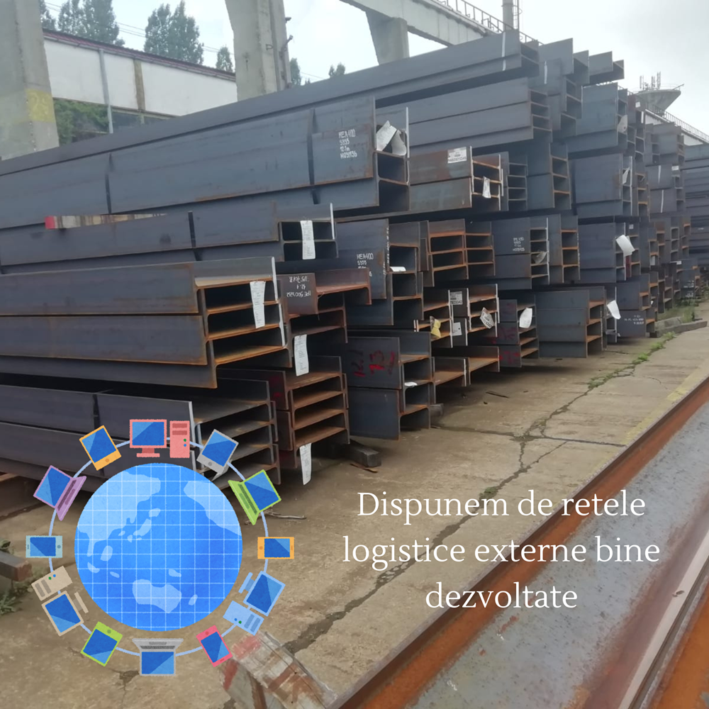 H Metal dispune de retele logistice externe bine dezvoltate