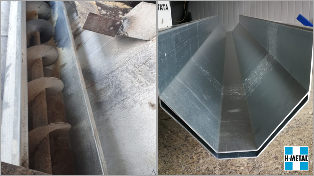 jgheaburi pentru transportul materialelor vrac